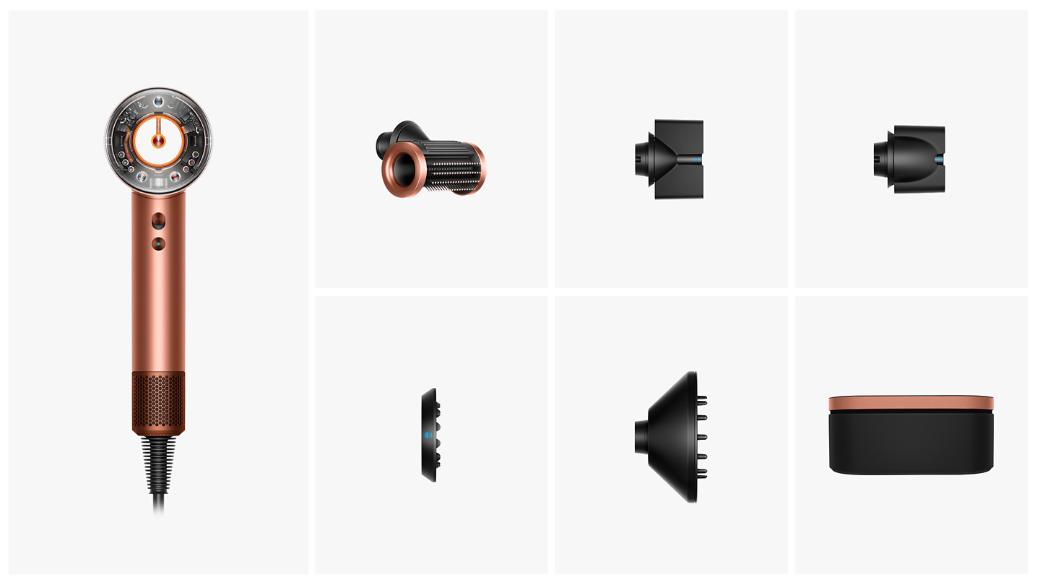 Suszarka do włosów Dyson Supersonic Nural™ Straight+Wavy Bursztynowy jedwab